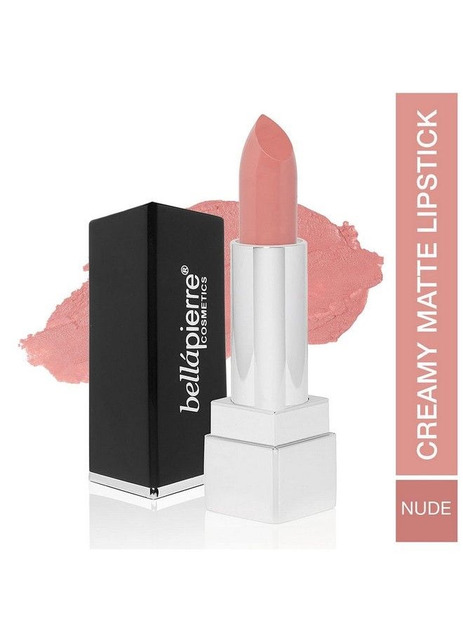 BellaPierre - Matte Lipstick | Richly Pigmented Mineral Lipstick | 100% Natural Formulation | Nontoxic Cruelty And Paraben Free | Sun Protection | Long Lasting Nourishing Color Nude - Image 1