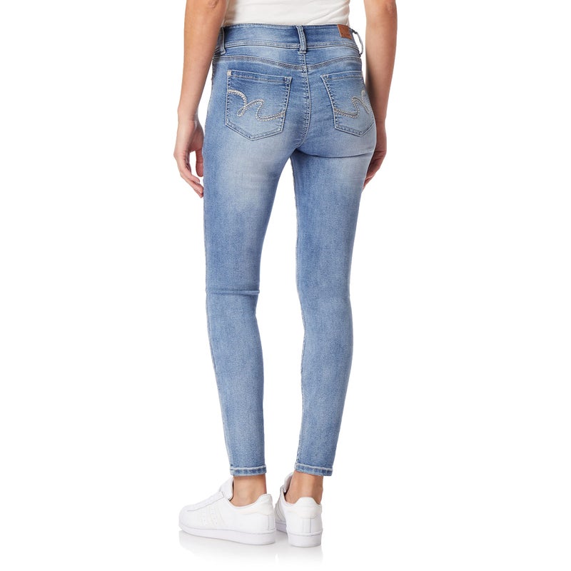 WallFlower Women's Ultra Skinny Mid-Rise Insta Soft Juniors Jeans (Standard and Plus), Mel, 9 - Image 2