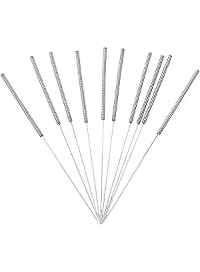 Stainless Steel Nozzle Cleaning Needles Kit 0.4mm 10pcs Flexible Tools for 3D Printer Maintenance - Image 1