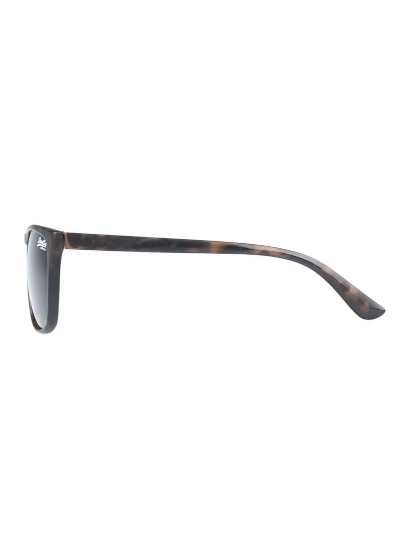 Superdry SHOCKWAVE Full-Rim Rectangular UV Protection Sunglasses - Brown