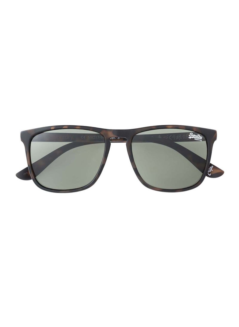 Superdry SHOCKWAVE Full-Rim Rectangular UV Protection Sunglasses - Brown  - Image 2