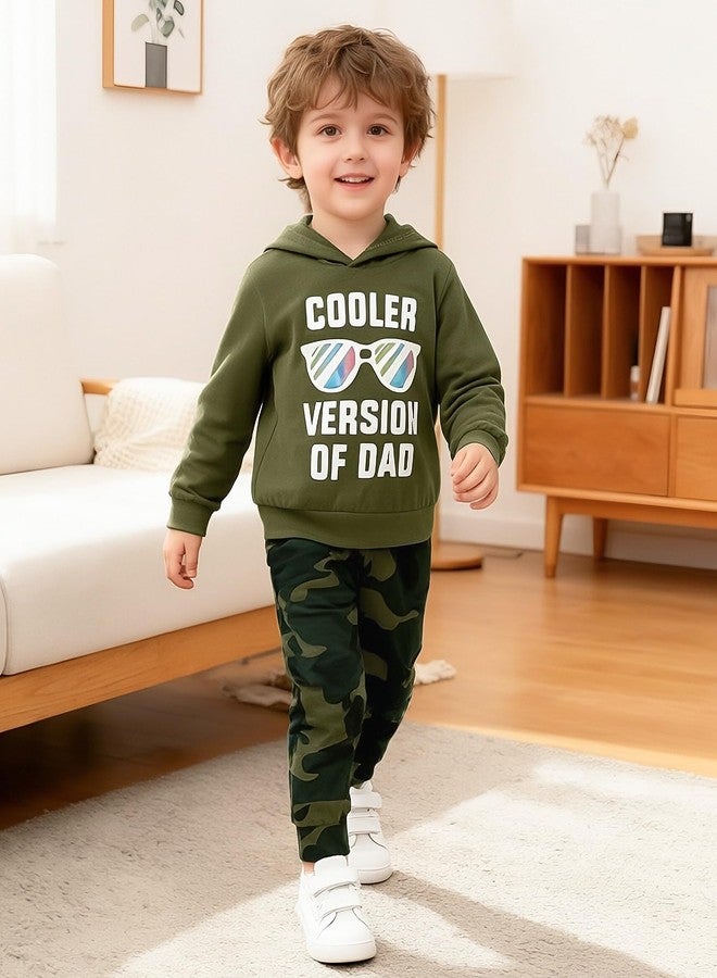 DISAUR 3t Boys Sweatsuit Toddler Boy Clothes 3t Sweatshirt Green Sweater and Pants Boy Clothes Suits Sports 2-3t - Image 4