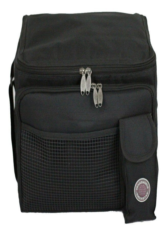 Transworld Durable Deluxe Insulated Lunch Cooler Bag (Many Colors and Size Available) (13 1/2"x10"x10", Black) - Image 1