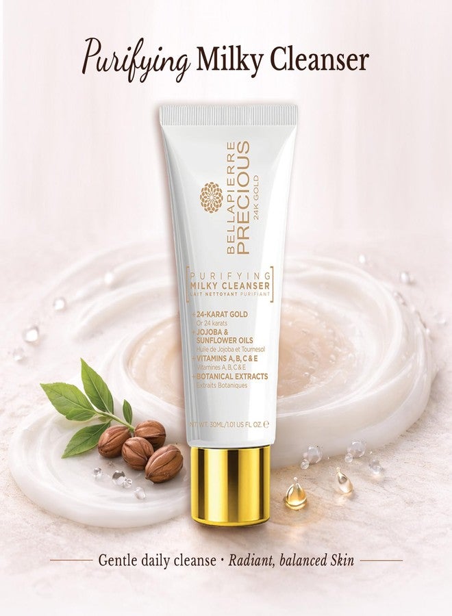 bellapierre PRECIOUS 24K Purifying Milky Cleanser – Gentle All-Natural Face Wash with Gold - Image 2