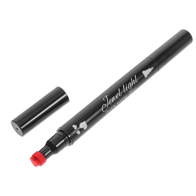 💄 قلم تحديد عيون مزدوج الطرف مقاوم للماء وثبات طويل لمكياج - Image 1