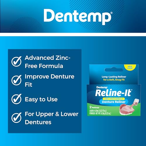 Dentemp Denture Reline Kit - Advanced Formula Reline It Denture Reliner (Pack of 3) - Denture Kit to Refit and Tighten Dentures for Both Upper & Lower Denture - Image 5