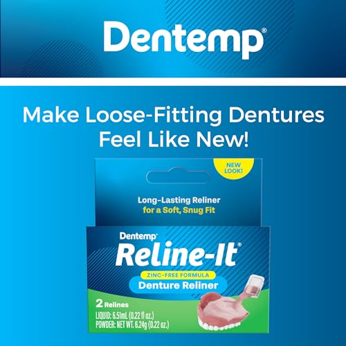 Dentemp Denture Reline Kit - Advanced Formula Reline It Denture Reliner (Pack of 3) - Denture Kit to Refit and Tighten Dentures for Both Upper & Lower Denture - Image 3