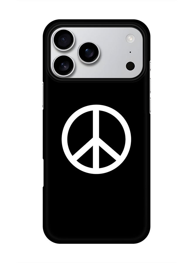 Stylizedd For iPhone 17 Pro Max,Case, [Compatible with MagSafe] Magnetic cover Slim fit Protection Matte, - Peace Sign