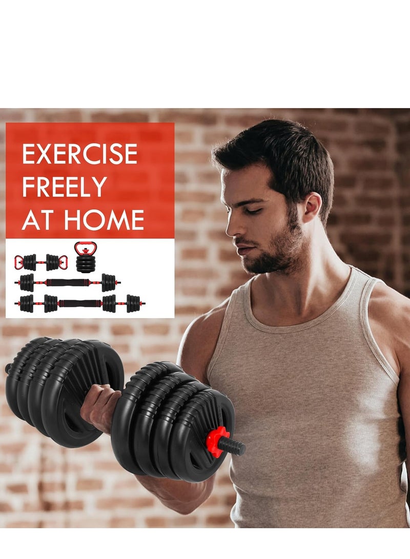 Maston 2 in 1 Dumbbell Barbell Set Fitness and Home Workout Weight Set Dumbbell/Barbell/30 kg / 66 LB - Image 3