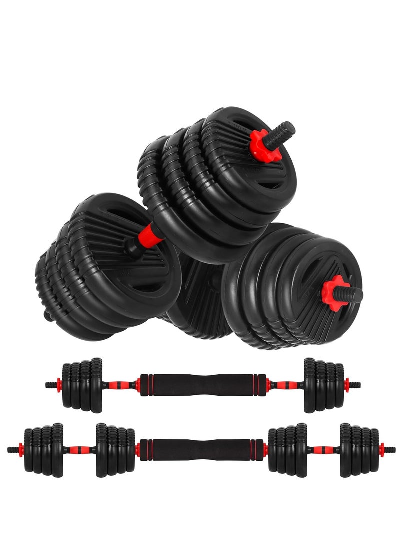 Maston 2 in 1 Dumbbell Barbell Set Fitness and Home Workout Weight Set Dumbbell/Barbell/30 kg / 66 LB - Image 1