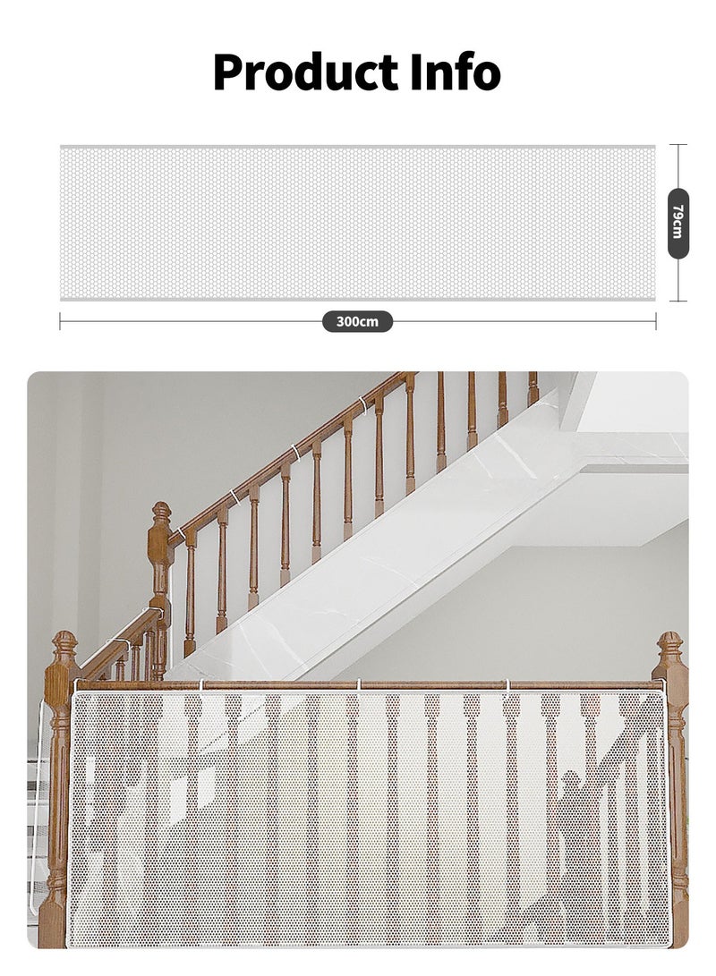 Bcarenest Durable Safety Net for Children, Ideal Banister Guards for Home Safety - Image 5