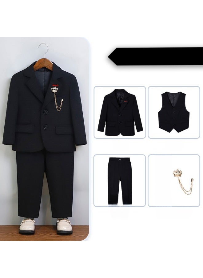 Shougu New Handsome Children's Dress And Boys' Suit Set  - Image 1
