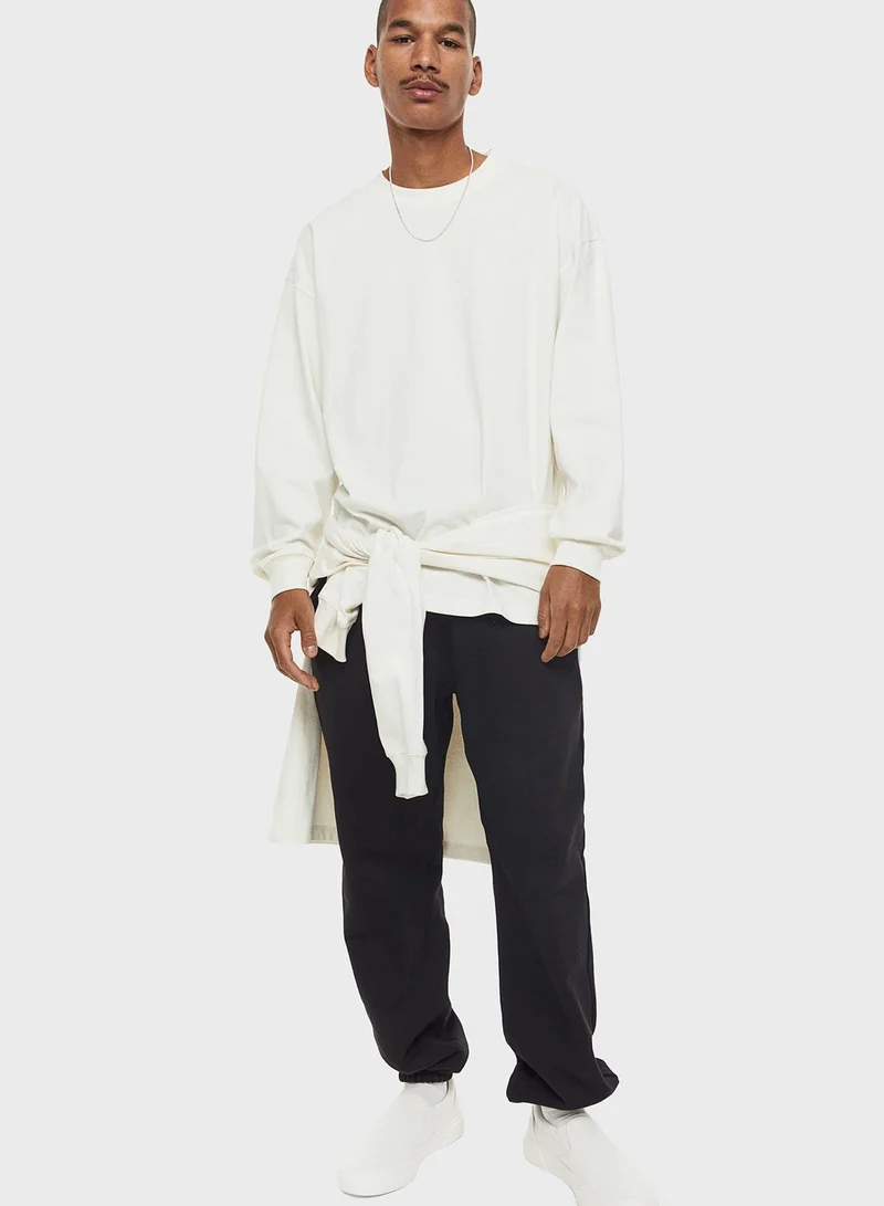 H&M Oversized Fit Cotton Top