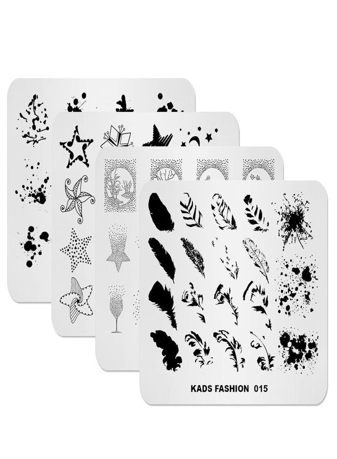 KADS Nail Art Stamp Plate Fashion Series Nail stamping plate Template Image Plate Nail Art DIY Decoration Tool - Image 1