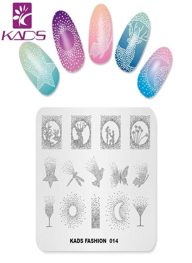 KADS Nail Art Stamp Plate Fashion Series Nail stamping plate Template Image Plate Nail Art DIY Decoration Tool - Image 2