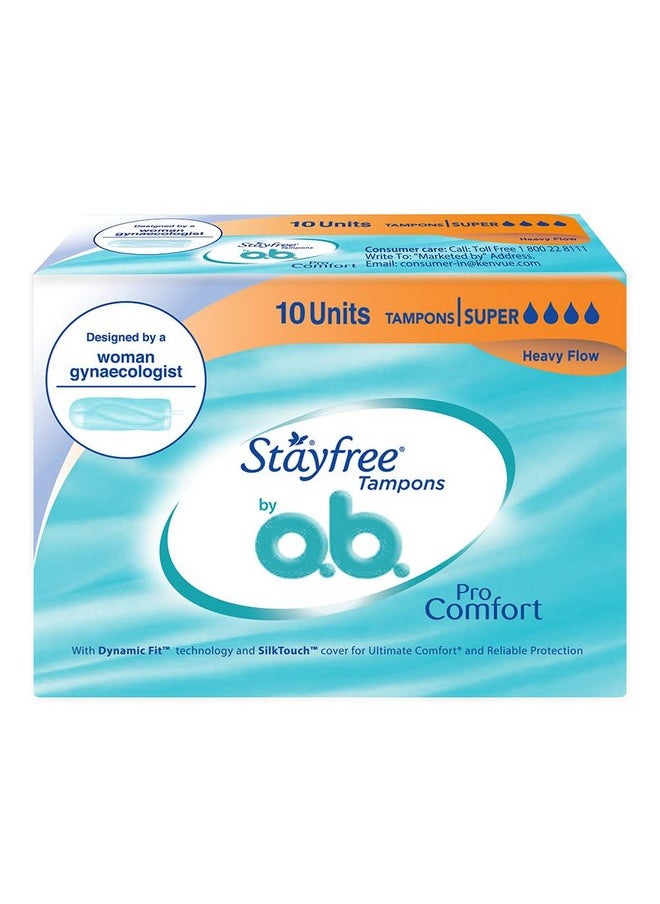 Stayfree - Tampons By Ob Super 10'S Carton - Image 1