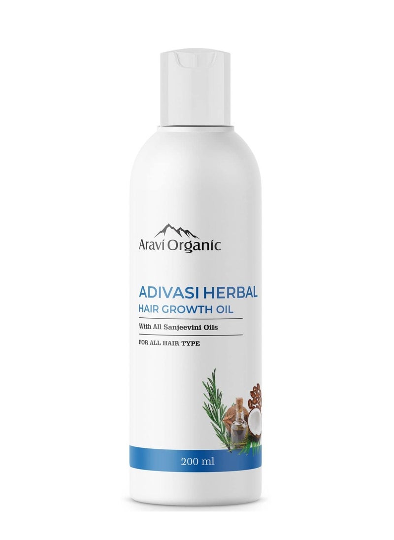 Aravi Organic Aravi Organic Hair Growth Oil Controls Hairfall Strong and Healthy Hair 200ml 