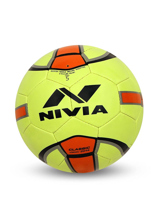 Nivia Classic Football | Size: 05 | Stitched Training Ball | 32 Panel Soccer Ball | Outdoor Sport - Image 1