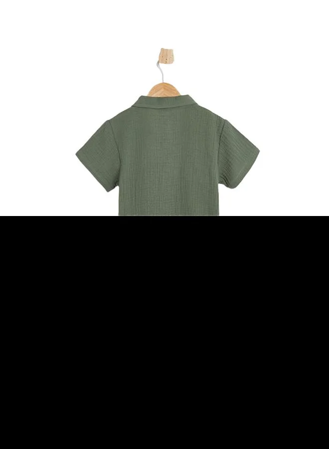 Babies & More Babies & More Toddler Boys Green Short Set