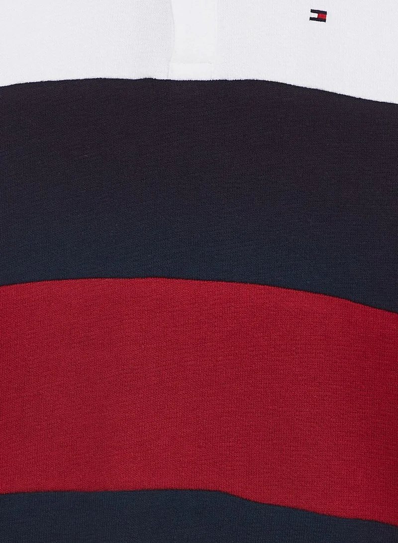 TOMMY HILFIGER Kids Color Block Polo
