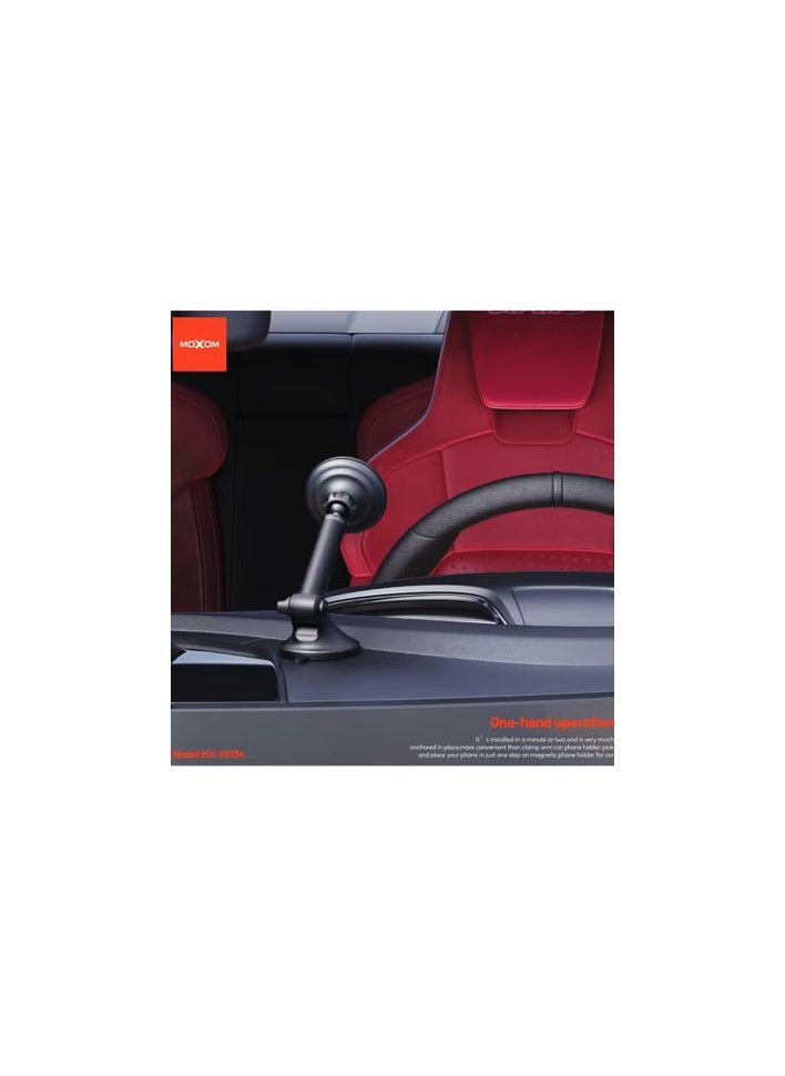 MOXOM MX-VS134 Magnetic Car Phone Holder Fits iPhone and all,  Fit For MagSafe, 360° Rotatable Mobile Stand ,  Perfect for All Cars, Secure and Adjustable Car Mount.  - Image 4