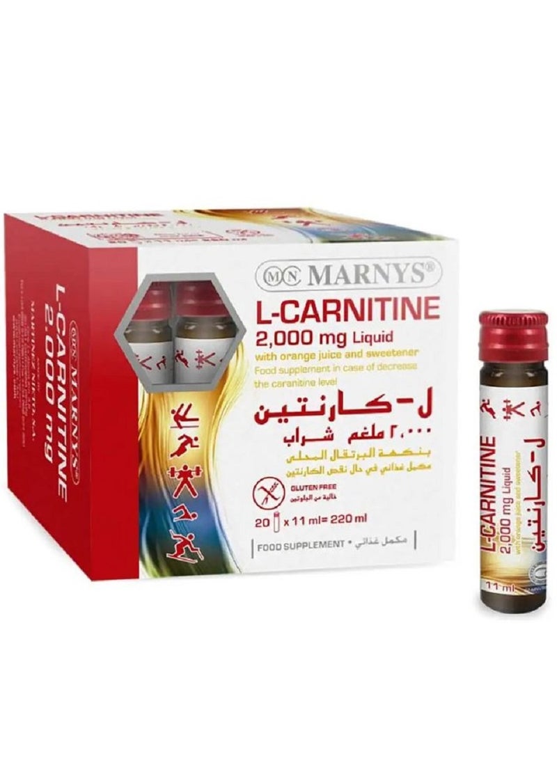 مارنيز شراب مكمل غذائي إل كارنيتين 