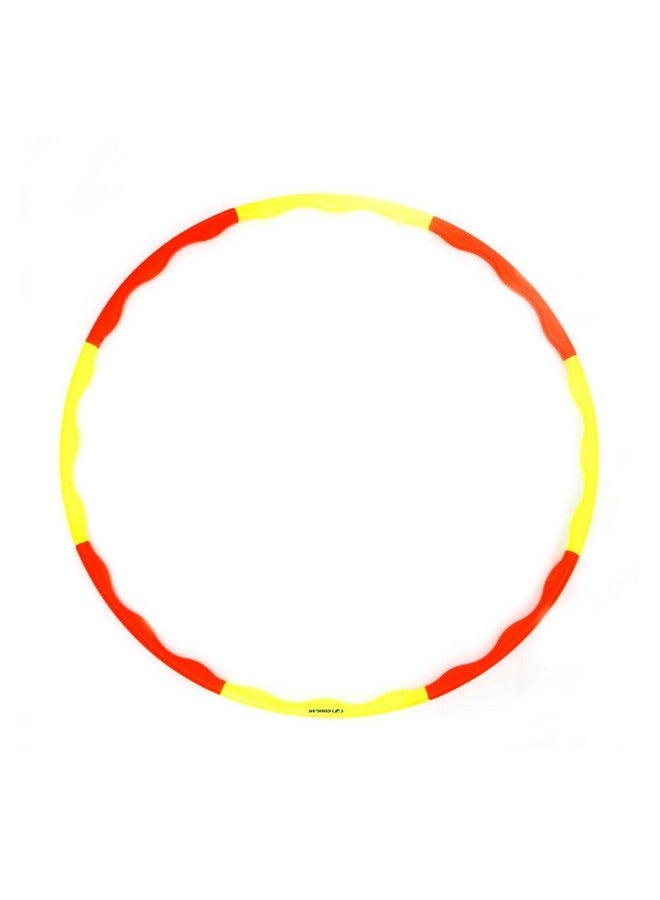 COUGAR Plastic Segmented Hoola Hoop Exercise Ring 36 Inches, Orange - Image 1