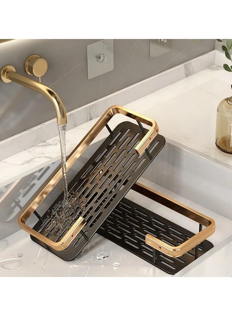 Beauenty Shower Caddy Shelf | Stainless steel Self Adhesive No Drilling | Bathroom Shower Rack, Wall-Mounted Organizer with Rustproof Basket, Toilet, and Kitchen Storage - Image 2