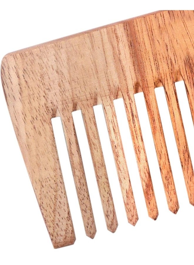 Ateer Natural Handmade Neem Wood Comb for Control Hair Fall and Hair Regrowth for Men and Women Pack of 1 - Image 5