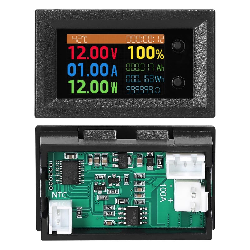 Multifunction Tester 100A with 1.14 Inch IPS Display Measures Voltage Current Power Energy - Image 2
