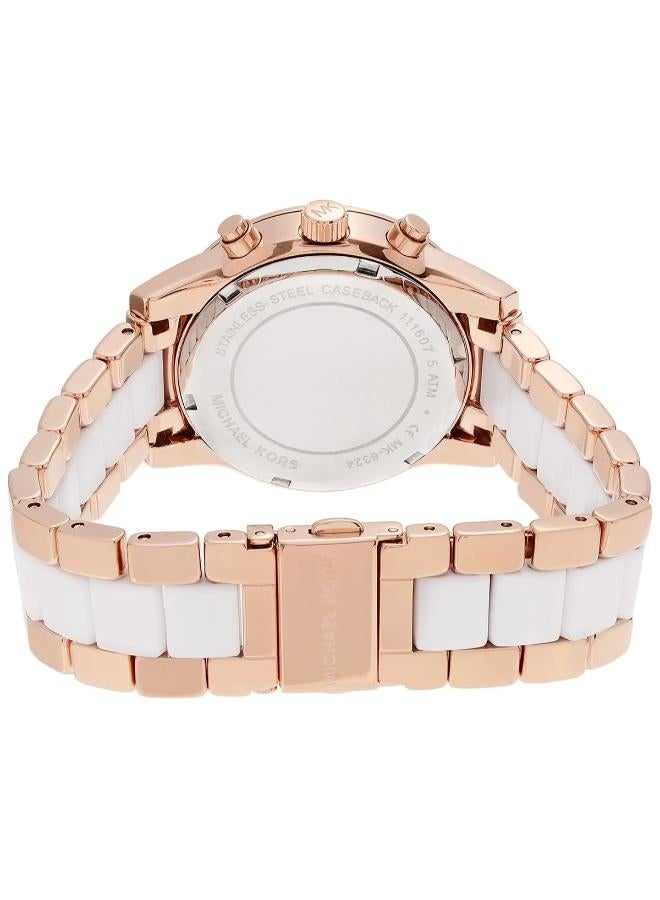 Michael Women's Ritz Chronograph Watch MK6324 - Image 3