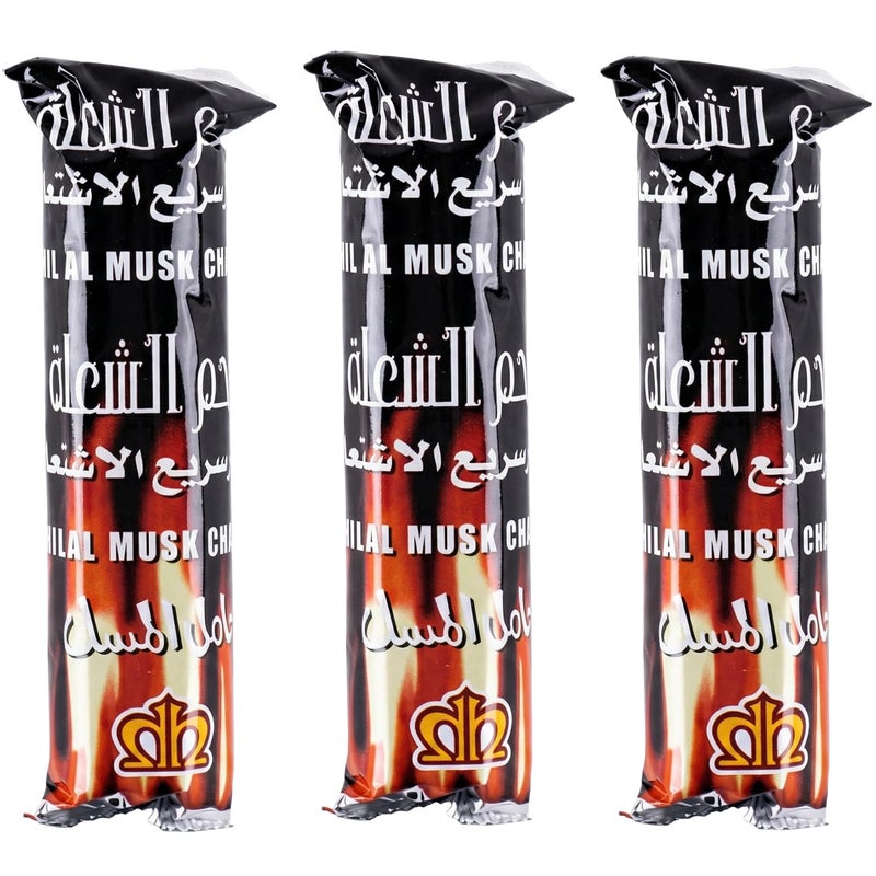 Quick Light Charcoal Tablets | 30 Charcoal Discs for Bakhoor, Incense | Fast Ignition, Long Lasting Heat, Low Ash (30)