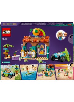 LEGO LEGO Friends Beach Smoothie Stand, Play Food Set 42625 Building Toy Set (213 Pieces)  - Image 2