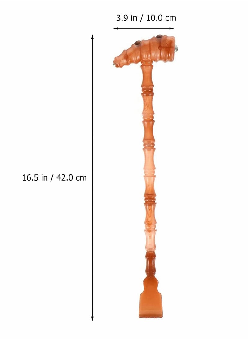 Excefore Manual Massager Hammer, 2 Pcs Head Neck Hammer Manual Hammer Massager Knocking Hammer Double Head Back Scratcher Body Hammer Tool for Neck Back Legs  - Image 5