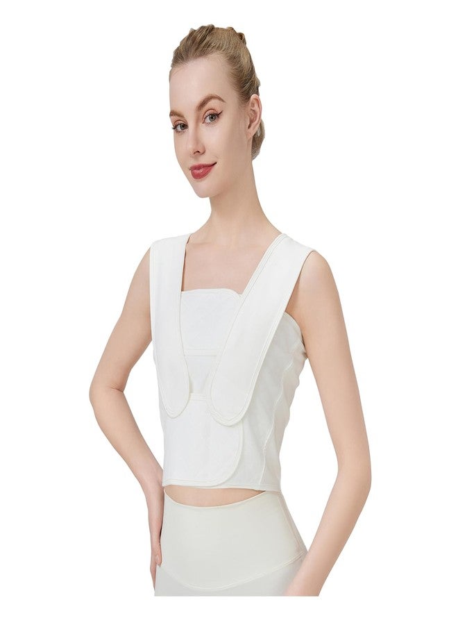 TIERSINI Compression Post Mastectomy without Reconstruction,Post Breast Surgery Compression Bandage, Minimally Invasive Surgery Chest Strap Compression Bandage, Medical Recovery Stretch Bandage (L) - Image 1