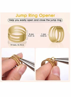 واي آند دي Jump Rings for Jewelry Making 4600Pcs Silver and Gold with Open Close Tools Necklace Repair (Assorted Sizes)  - Image 4