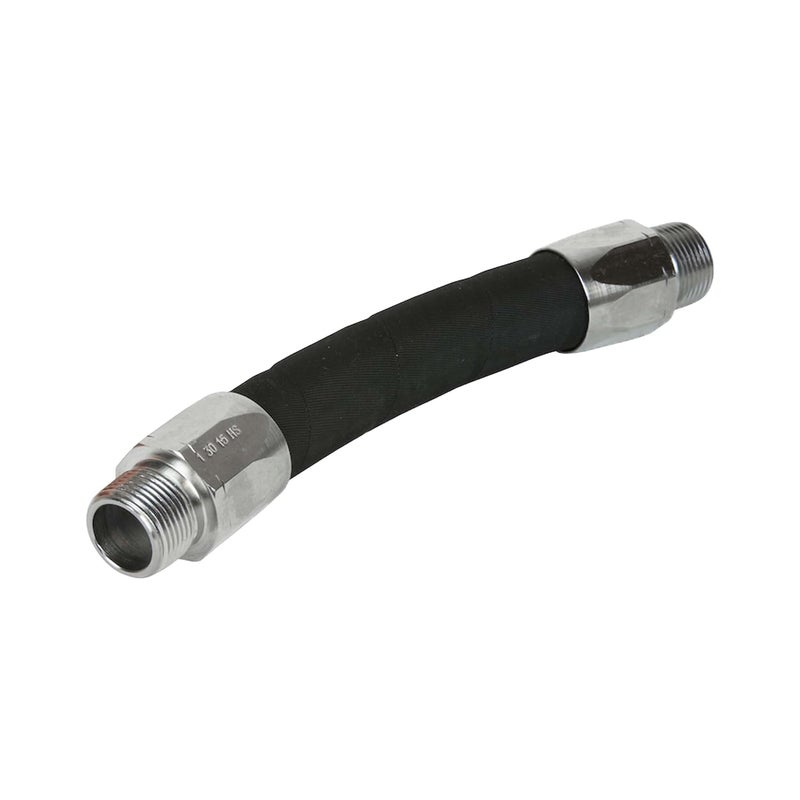 FILL RITE WH07509 Aluminum 3/4" Whip Hose, 50 lb. per Square Maximum Pressure, 9" ES Length, Black - Image 1