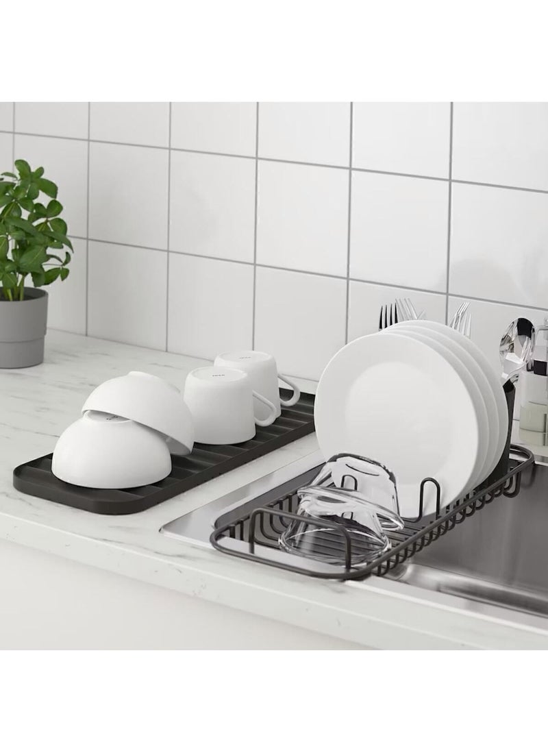 Tekno Trust - Gray Lillhavet Multifunctional Dish Drainer Anthracite Stainless Steel 25 X 30 Cm - Image 1