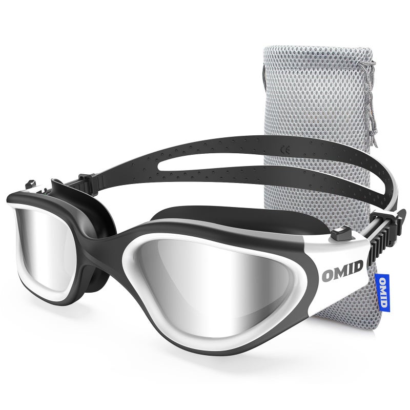 OMID Swim Goggles, P2 Polarized Swimming Goggles for Men Anti-fog Goggles Swimming for Adult Women - Image 1