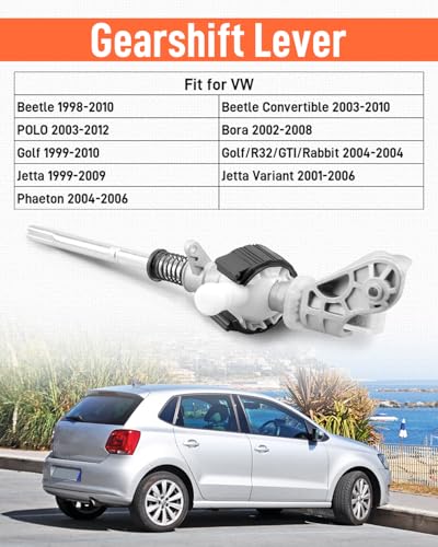Quaneguzy Gearshift Lever Fit for VW Beetle Beetle Convertible Polo Bora Golf R32 GTI Rabbit Jetta Jetta Variant Phaeton Replace 1J0711112E - Image 3