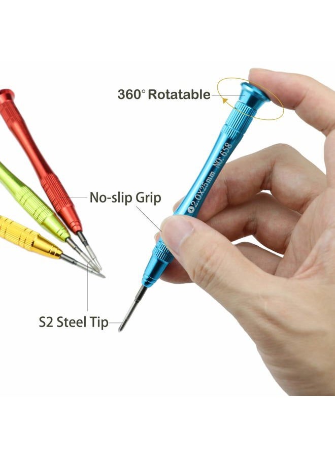 AKTOO Y00 Screwdriver for Nintendo Switch, Y Shape Triwing Tripoint Screwdriver and Phillips PH00 Screwdriver Set, Repair Tool Kit for Nintendo Wii DS Lite DSi 3DS GBA SP NDS - Image 3
