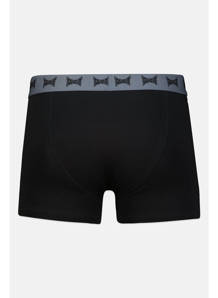 TapouT - Men 3 Pieces Brand Logo Boxer Brief, Olive/Black - Image 1