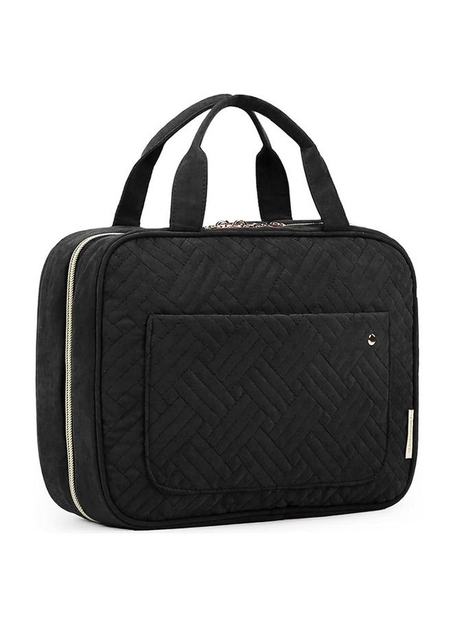 BAGSMART BAGSMART Large Toiletry Bag Travel Bag with Hanging Hook, Water-resistant Makeup Cosmetic Bag Travel Organizer for Accessories, Shampoo, Full Sized Container, Toiletries  - Image 1