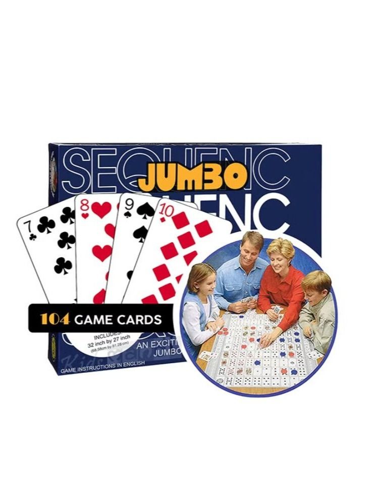 Jumbo Sequence Board Game - Image 1