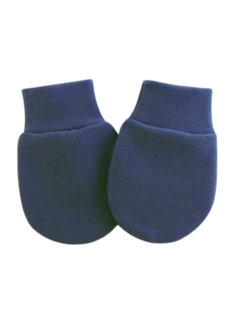 Bambimici Set Of 2 Little Bean Baby Hat And Mittens Navy Blue - Image 2