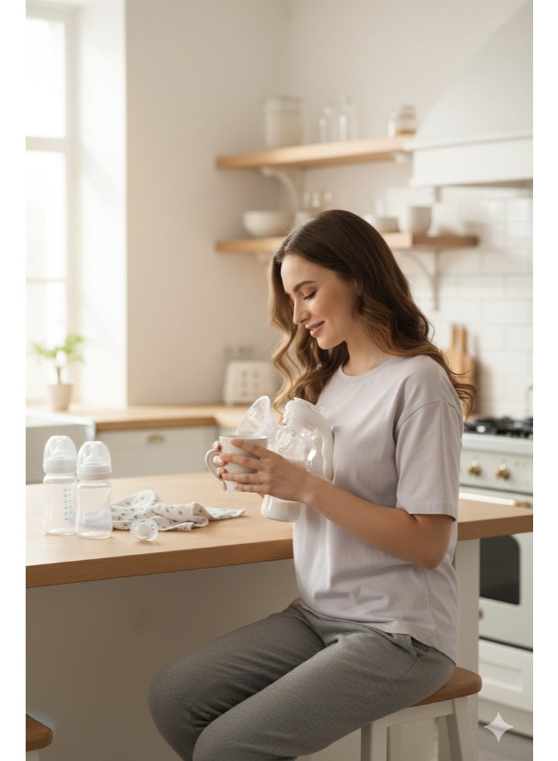 بريما خالي من BPA لضمان أمان طفلك وصحته شفاط يدوي قوي وسهل الفك والتنظيف اختيار مثالي لكل أم تبحث عن راحة وسرعة - Image 3