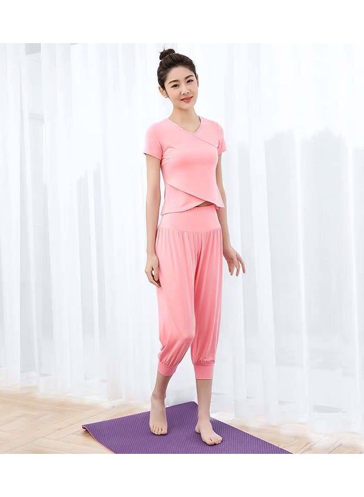 EBMINI New Pilates Yoga Training Fitness Clothing Set 