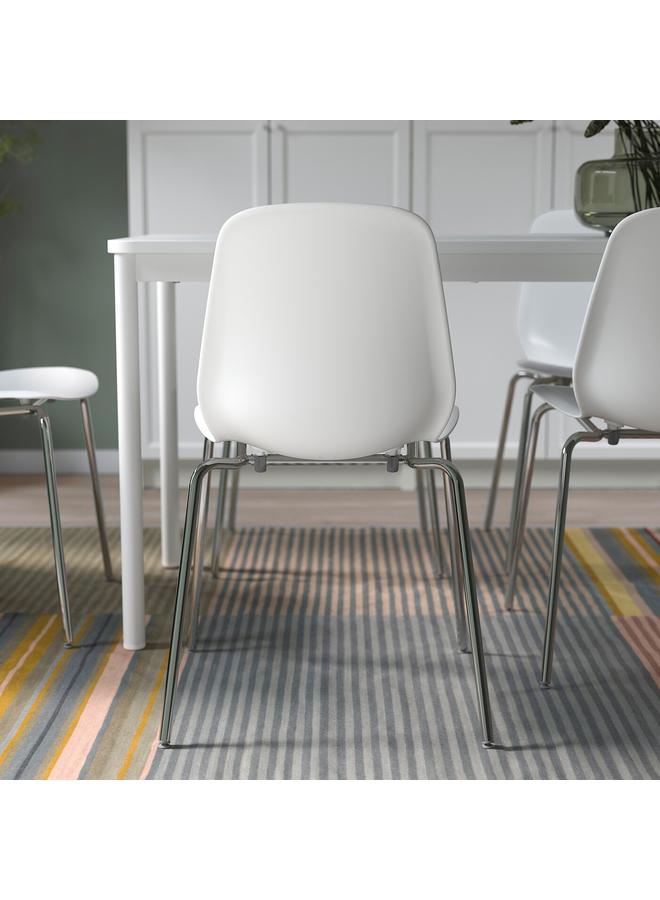 Zaboon Chair, white/Sefast chrome-plated - Image 3