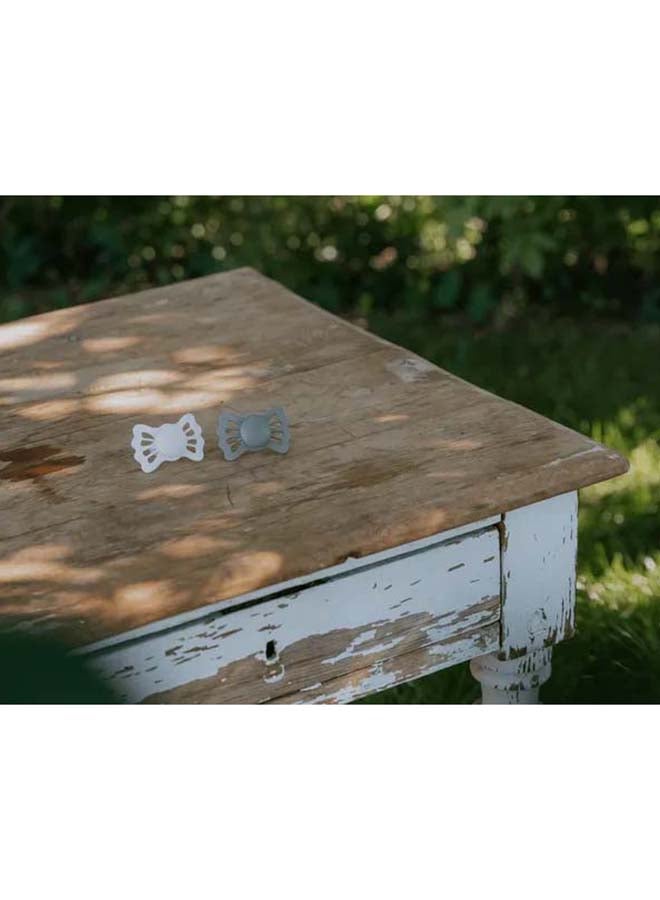 FRIGG Lucky Symmetrical Silicone Baby Pacifier 6-18M 2-Pack Portobello/Cream - Size 2 - Image 3