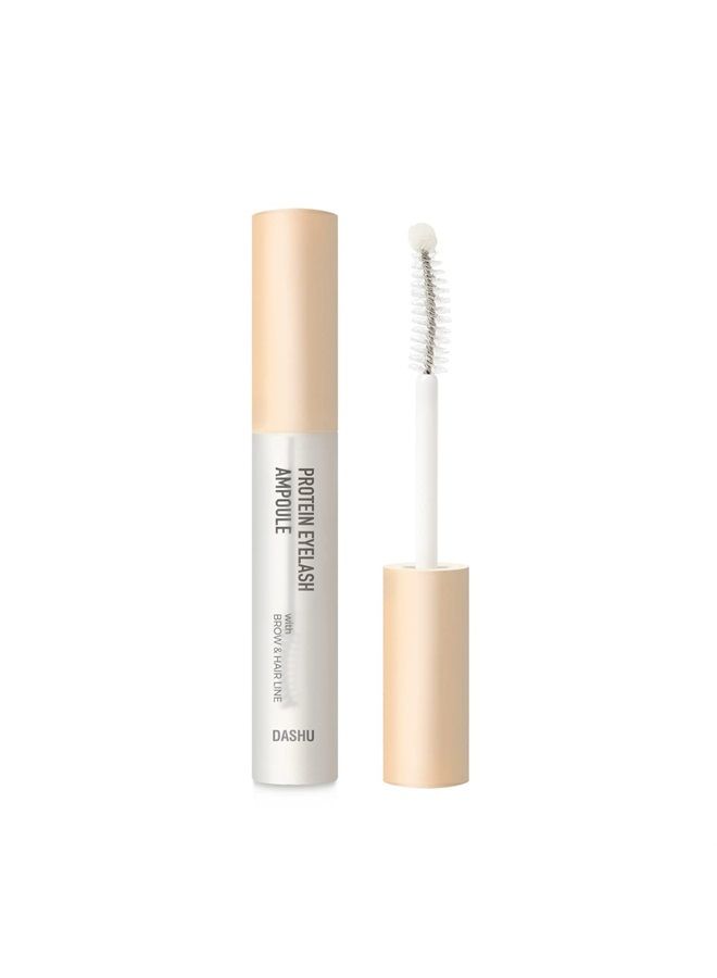 Dashu Daily Protein Eyelash Ampoule .33fl oz - Eyelash Growth Serum, Serum for Thicker & Longer Brows, Eyelash Growth Enhancer
